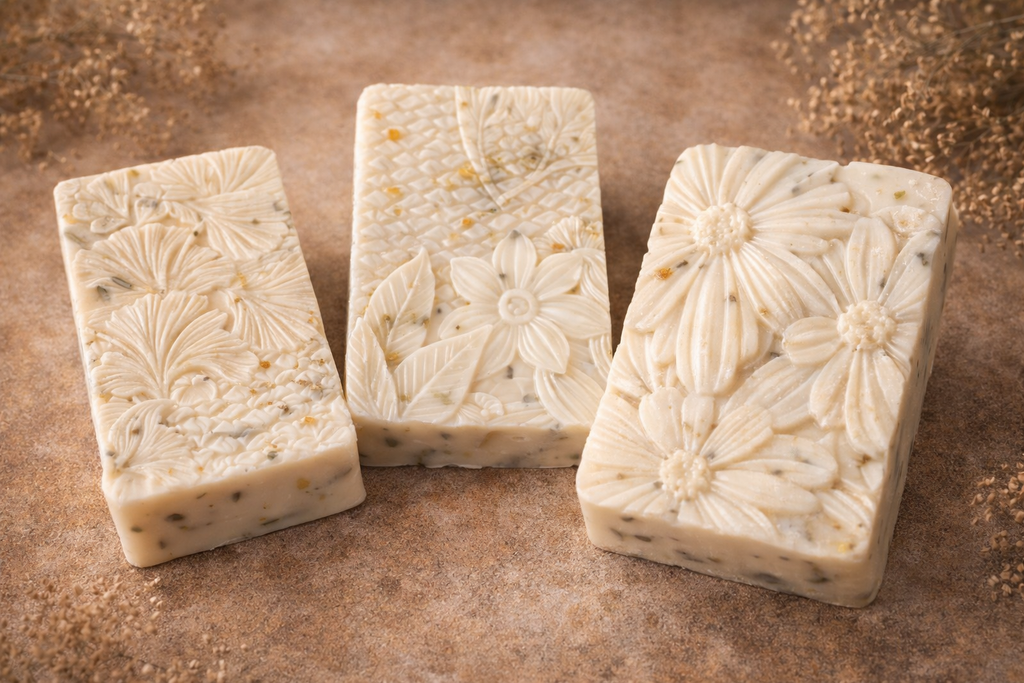 🌾🍯 

Oatmeal Milk & Honey Soap with Rosemary