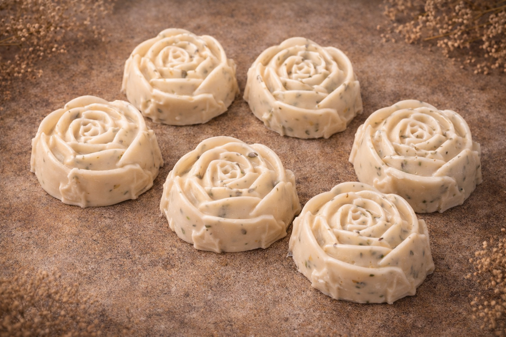 🌾🍯 

Oatmeal Milk & Honey Soap with Rosemary