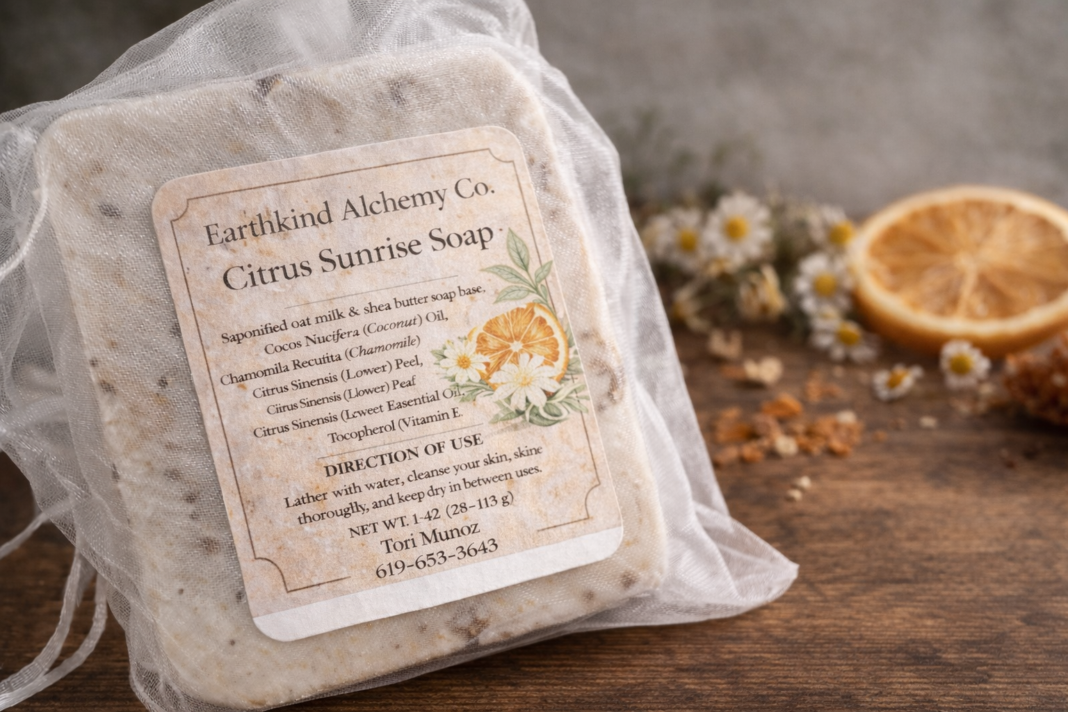 🍊 Citrus Sunrise Soap